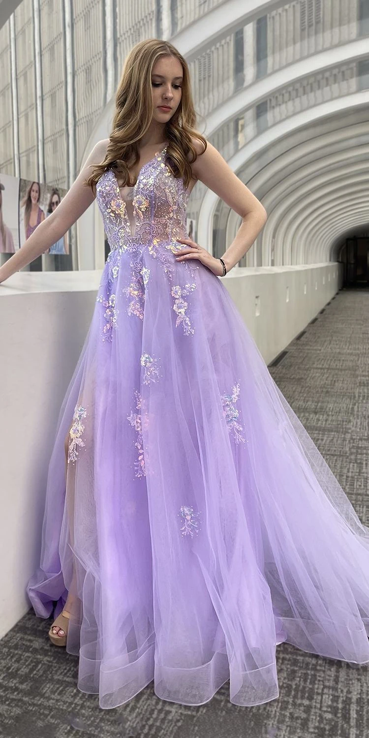 Amelia Couture TM1003 Long A-Line Ethereal Mesh Skirt Side Slit Dress(Amelia Couture Tm1003 Long A Line Ethereal Mesh Skirt Side Slit Dress) 14 Amelia Couture TM1003 Long A-Line Ethereal Mesh Skirt Side Slit Dress(Amelia Couture Tm1003 Long A Line Ethereal Mesh Skirt Side Slit Dress) - Image 14