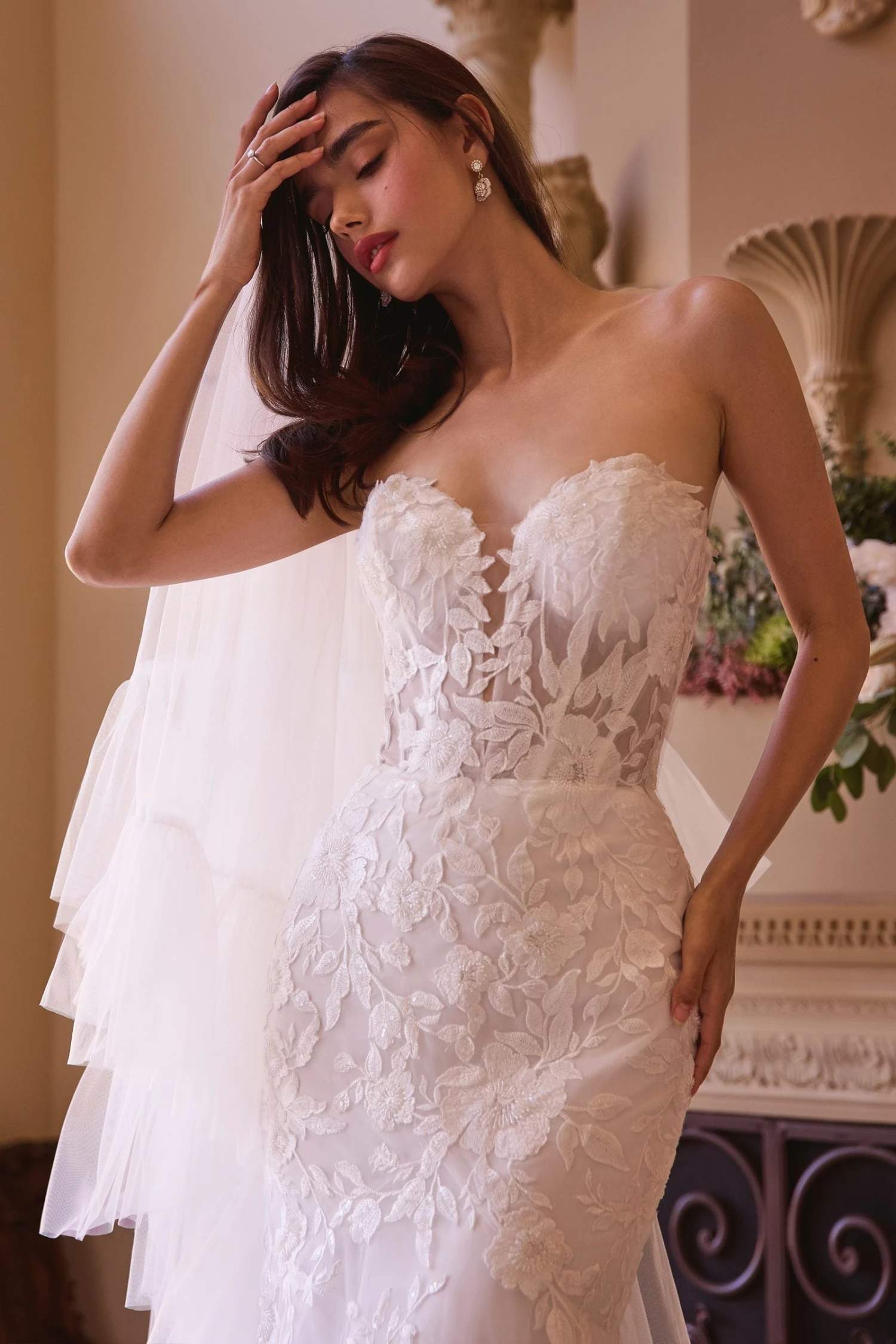 Andrea & Leo WL033 Dress Strapless Mermaid Bridal Gown & Sleeves(Andrea Leo Wl033 Dress Strapless Mermaid Bridal Gown Sleeves) 2 Andrea & Leo WL033 Dress Strapless Mermaid Bridal Gown & Sleeves(Andrea Leo Wl033 Dress Strapless Mermaid Bridal Gown Sleeves) - Image 2