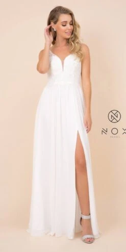 Nox Anabel Y299 A-Line Long Dress With Slit Beaded Bodice(A Line Long Formal Dress With Slit Beaded Bodice Burgundy) 33 Nox Anabel Y299 A-Line Long Dress With Slit Beaded Bodice(A Line Long Formal Dress With Slit Beaded Bodice Burgundy) -Discount Dress Shops Y299 nox anabel white effdaf3e 6aab 4d60 96df 843fa6eae9dc