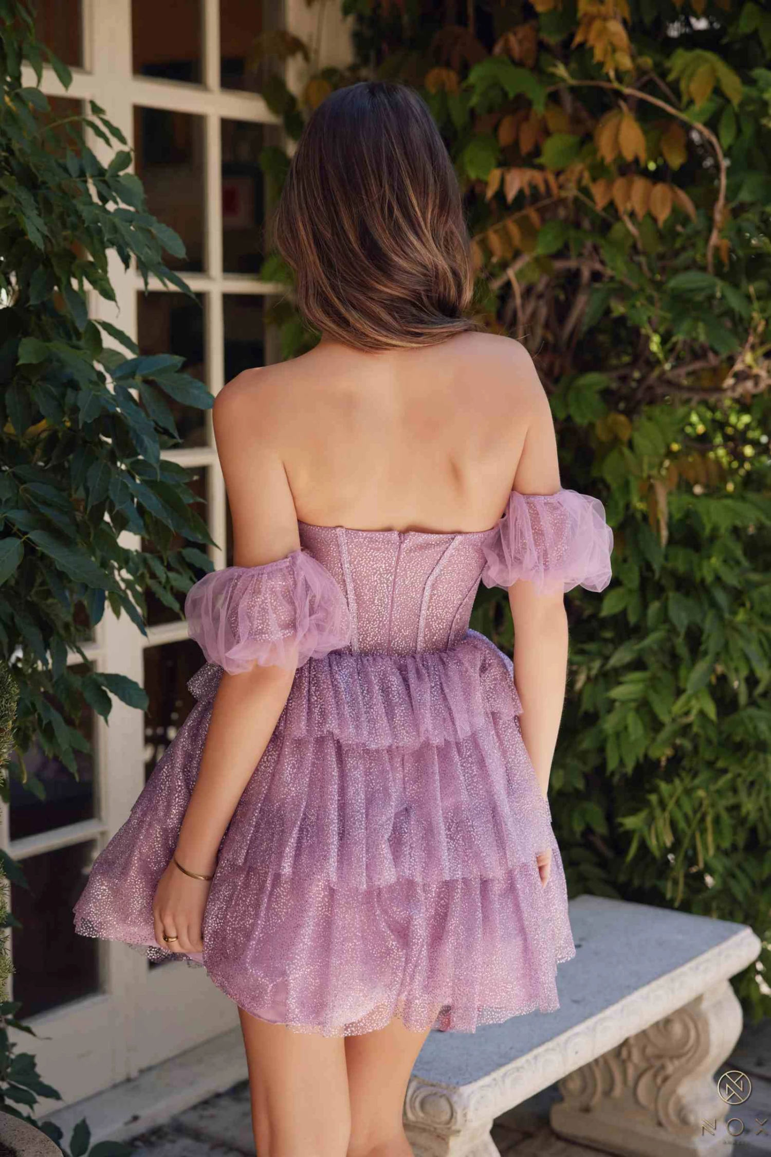 Nox Anabel Y860 Dress Short Strapless A-Line Detachable Arm Cuffs(Nox Anabel Y860 Dress Short Strapless A Line Detachable Arm Cuffs) 2 Nox Anabel Y860 Dress Short Strapless A-Line Detachable Arm Cuffs(Nox Anabel Y860 Dress Short Strapless A Line Detachable Arm Cuffs) - Image 2