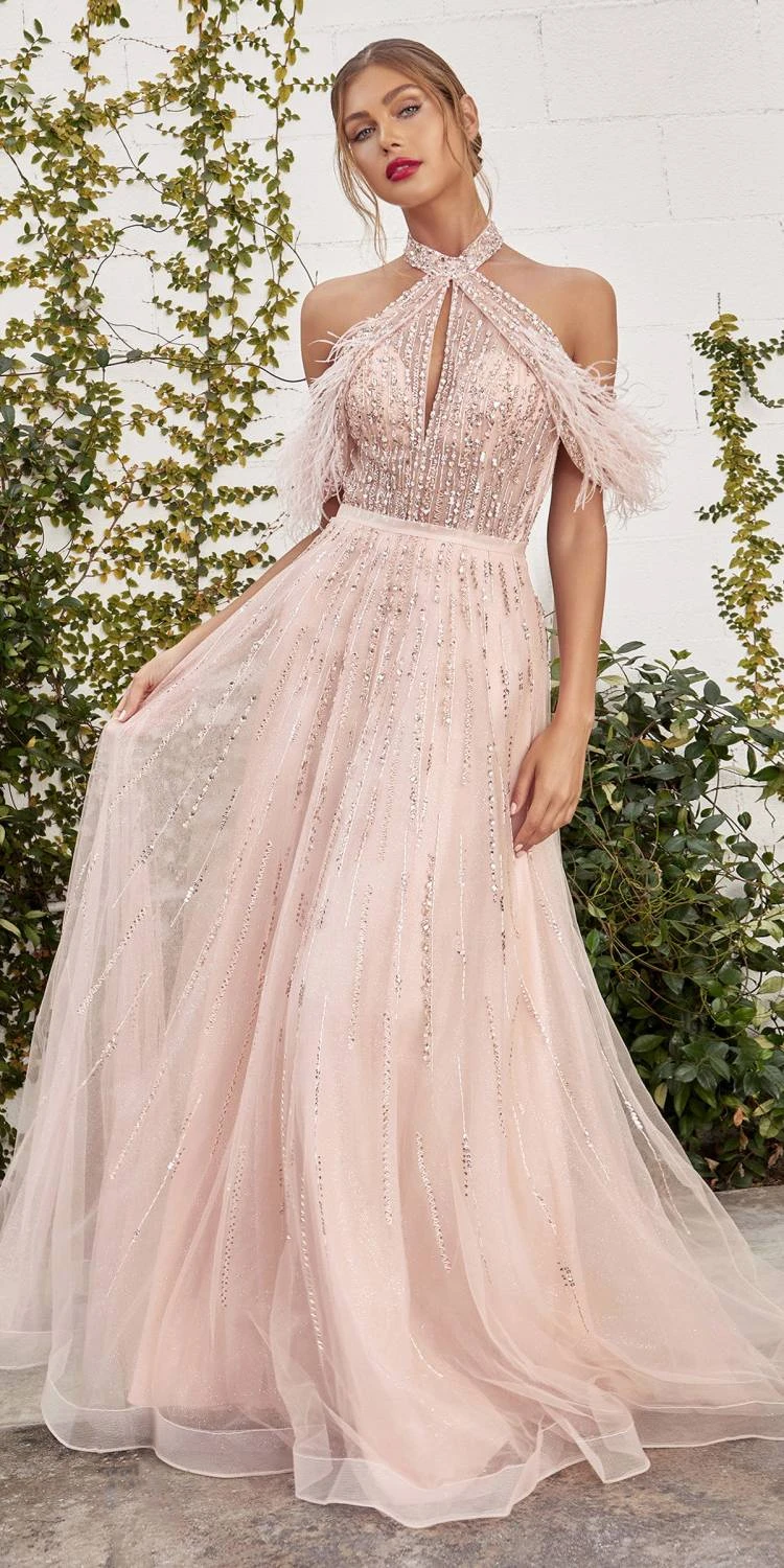 Andrea & Leo A1023 Anastasia Feather A-Line Gown(Anastasia Feather A Line Gown By Andrea Leo A1023) 5 Andrea & Leo A1023 Anastasia Feather A-Line Gown(Anastasia Feather A Line Gown By Andrea Leo A1023) - Image 5