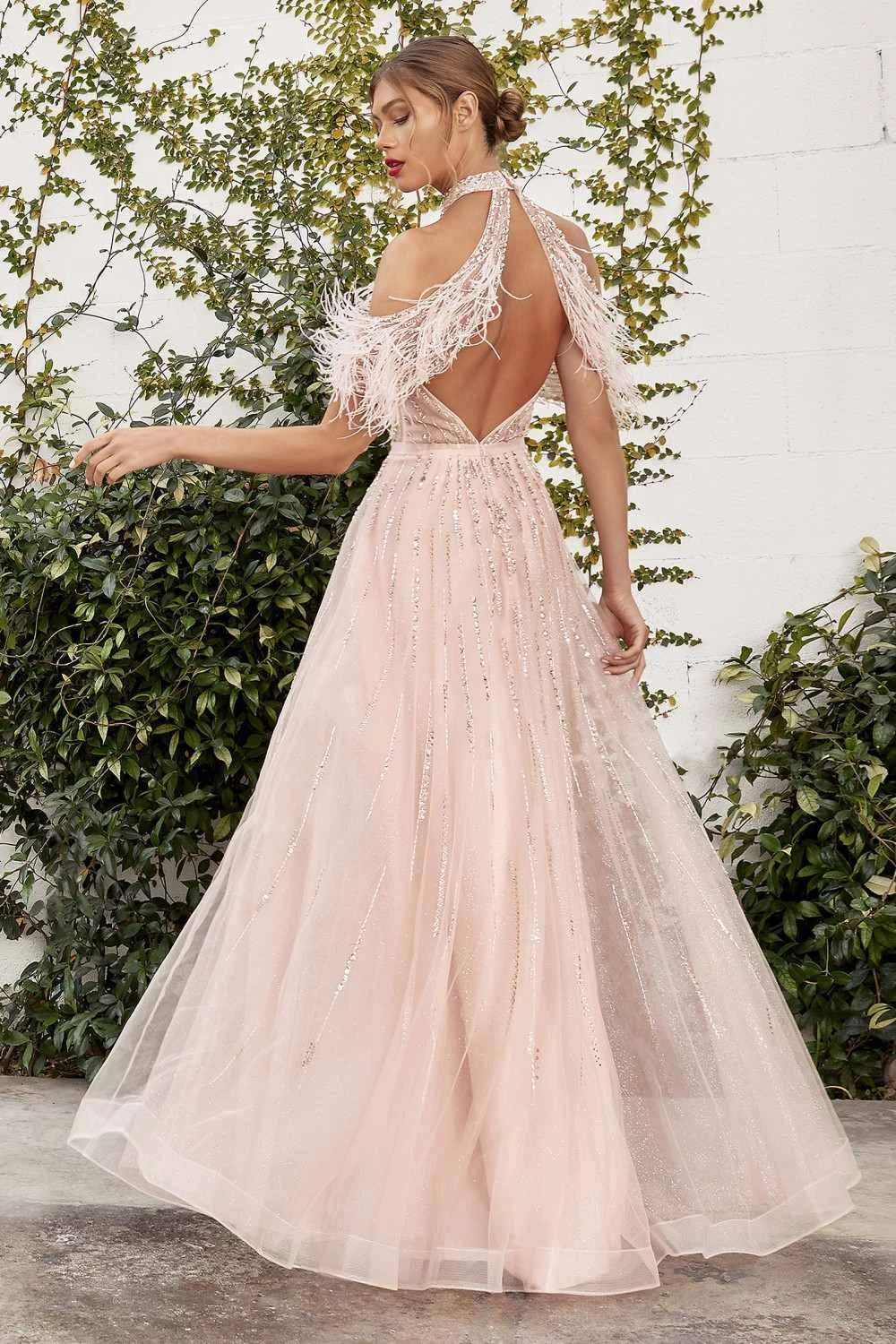 Andrea & Leo A1023 Anastasia Feather A-Line Gown(Anastasia Feather A Line Gown By Andrea Leo A1023) 6 Andrea & Leo A1023 Anastasia Feather A-Line Gown(Anastasia Feather A Line Gown By Andrea Leo A1023) - Image 6