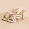 KELLAN-S Double Cross Braided Heels(Kellan S Double Cross Braided Heels)