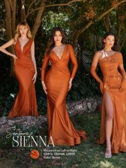 Ladivine CD912 Fitted Jersey Gown Ruched Waistline Pleated Deep V-Neckline(Fitted Jersey Deep Mauve Gown Ruched Waistline Pleated Deep V Neckline) -Discount Dress Shops cd912 cd0168 cd979 sienna 70786776 e214 4b13 b4f1 6847e705434d
