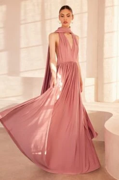 Amoris By Cinderella Divine CV01P(Amoris By Cinderella Divine Cv01p) -Discount Dress Shops cv01p mauve front