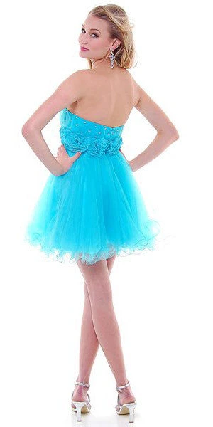 CLEARANCE - Cinderella Divine 414 Short A-Line Tulle Dress (Size 8)(Clearance Cinderella Divine 414 Short A Line Tulle Dress Size 8) 2 CLEARANCE - Cinderella Divine 414 Short A-Line Tulle Dress (Size 8)(Clearance Cinderella Divine 414 Short A Line Tulle Dress Size 8) - Image 2