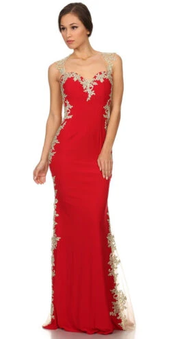 Eureka 6006 Sheath Mermaid Silhouette Gown Lace Trim(Sheath Mermaid Silhouette Gown Burgundy Floor Length Lace Trim) -Discount Dress Shops yhst 94935736666794 2454 1138162643 58076bc3 7ea9 4a7e b196 c340ff2fff26