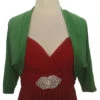 Mid Length Green Bolero Jacket Stretch Shrug Bridal Wedding Jacket(Mid Length Green Bolero Jacket Stretch Shrug Bridal Wedding Jacket)