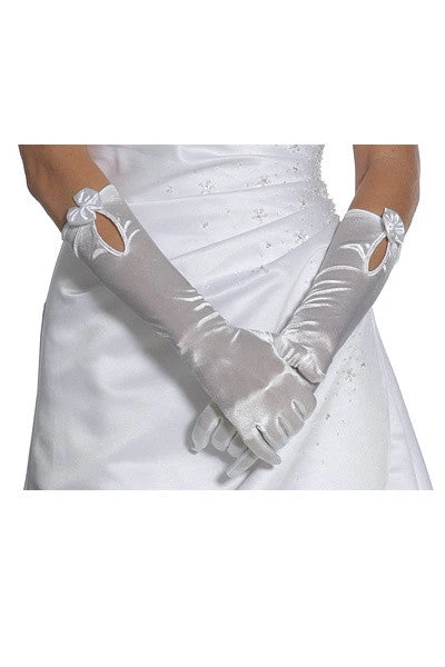 DeKlaire Bridal J009 Mid Length Satin Gloves(Mid Length Satin White Gloves Ivory Gloves Prom Gloves Wedding Gloves) 2 DeKlaire Bridal J009 Mid Length Satin Gloves(Mid Length Satin White Gloves Ivory Gloves Prom Gloves Wedding Gloves) - Image 2
