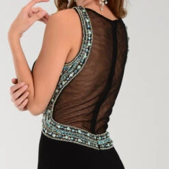 Poly USA | Ed Young 7360 Slit Fitted Dress Sexy Long Sheer Back(On Special Limited Stock Poly Usa 7360 Off White Slit Prom Dress Sexy Long Sheer Back) -Discount Dress Shops yhst 94935736666794 2454 938147868 2d6a4c66 425d 4cec 85d6 bfcbbfd16c22