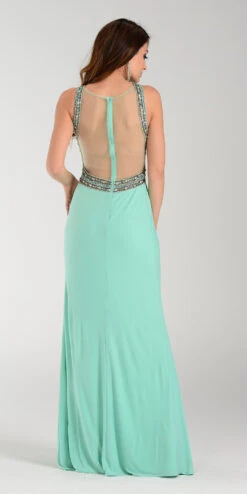 Poly USA | Ed Young 7360 Slit Fitted Dress Sexy Long Sheer Back(On Special Limited Stock Poly Usa 7360 Off White Slit Prom Dress Sexy Long Sheer Back) -Discount Dress Shops yhst 94935736666794 2455 432796795 7b3021a9 f988 4234 9ada 05e7a8b6cc08