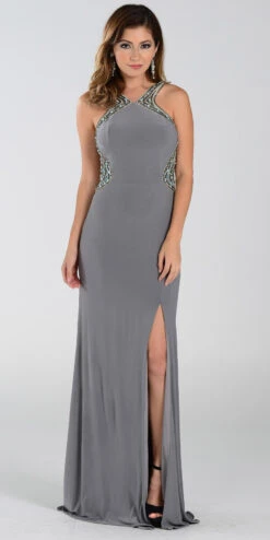 Poly USA | Ed Young 7360 Slit Fitted Dress Sexy Long Sheer Back(On Special Limited Stock Poly Usa 7360 Off White Slit Prom Dress Sexy Long Sheer Back) -Discount Dress Shops yhst 94935736666794 2455 433060508 8d5768f5 eab3 4178 8d43 015c11a87e7b