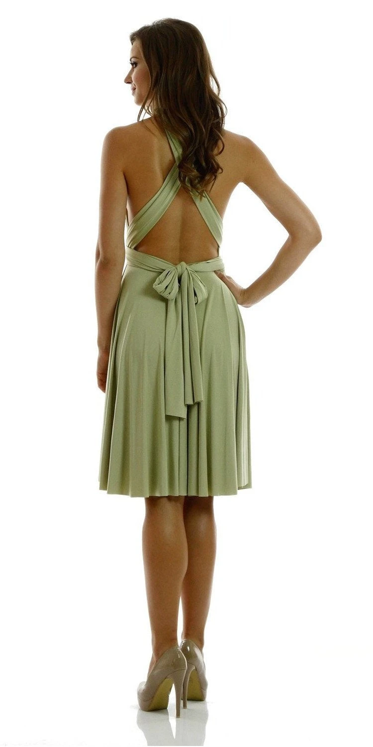 Poly USA | Ed Young 7020 Short Convertible Jersey Dress 20 Different Looks(Short Convertible Jersey Dress Burgundy 20 Different Looks) 7 Poly USA | Ed Young 7020 Short Convertible Jersey Dress 20 Different Looks(Short Convertible Jersey Dress Burgundy 20 Different Looks) - Image 7