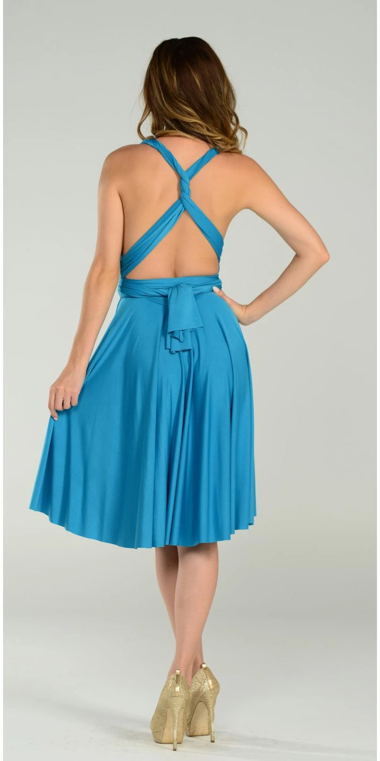 Poly USA | Ed Young 7020 Short Convertible Jersey Dress 20 Different Looks(Short Convertible Jersey Dress Burgundy 20 Different Looks) 10 Poly USA | Ed Young 7020 Short Convertible Jersey Dress 20 Different Looks(Short Convertible Jersey Dress Burgundy 20 Different Looks) - Image 10