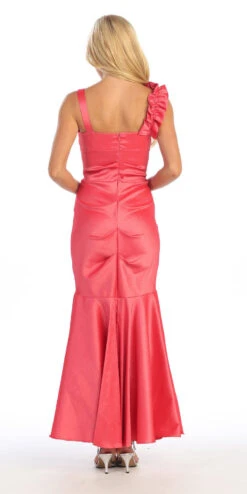 Celavie 2207L Mermaid Dress Long Satin Flower Strap Flaired Skirt(Mermaid Gown Plum Dress Long Satin Flower Strap Flaired Skirt) -Discount Dress Shops yhst 94935736666794 2457 1208519584 c4f86b51 a07c 47fa b80d 6f2bc6629383