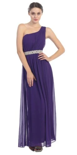 Eureka 1924 Grecian Inspired Chiffon Gown Long One Shoulder(Grecian Inspired Black Chiffon Gown Long One Shoulder) -Discount Dress Shops yhst 94935736666794 2457 1500743566 729aff42 c2b7 4fdc 9251 b4b11560f002