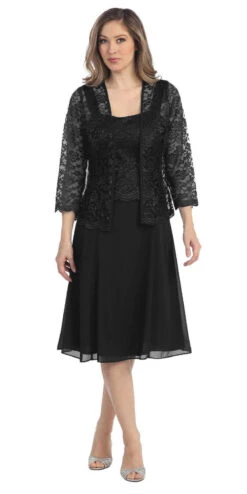 Sally Fashion 8485 Short Mother Of Bride Dress Chiffon Knee Length Lace Jacket(Short Teal Mother Of Bride Dress Chiffon Knee Length Lace Jacket) -Discount Dress Shops yhst 94935736666794 2457 1772778863 62740c25 edab 45bd bc62 5a7ab1bf6818