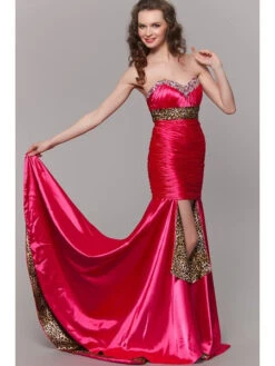 CLEARANCE - Cinderella Divine 7558 Strapless Fuchsia Leopard Print Dress (Size 10)(Clearance Cinderella Divine 7558 Strapless Fuchsia Leopard Print Dress Size 10) -Discount Dress Shops yhst 94935736666794 2458 202410738 d1e20f8c 7f93 4e63 9c65 f94988b9444a